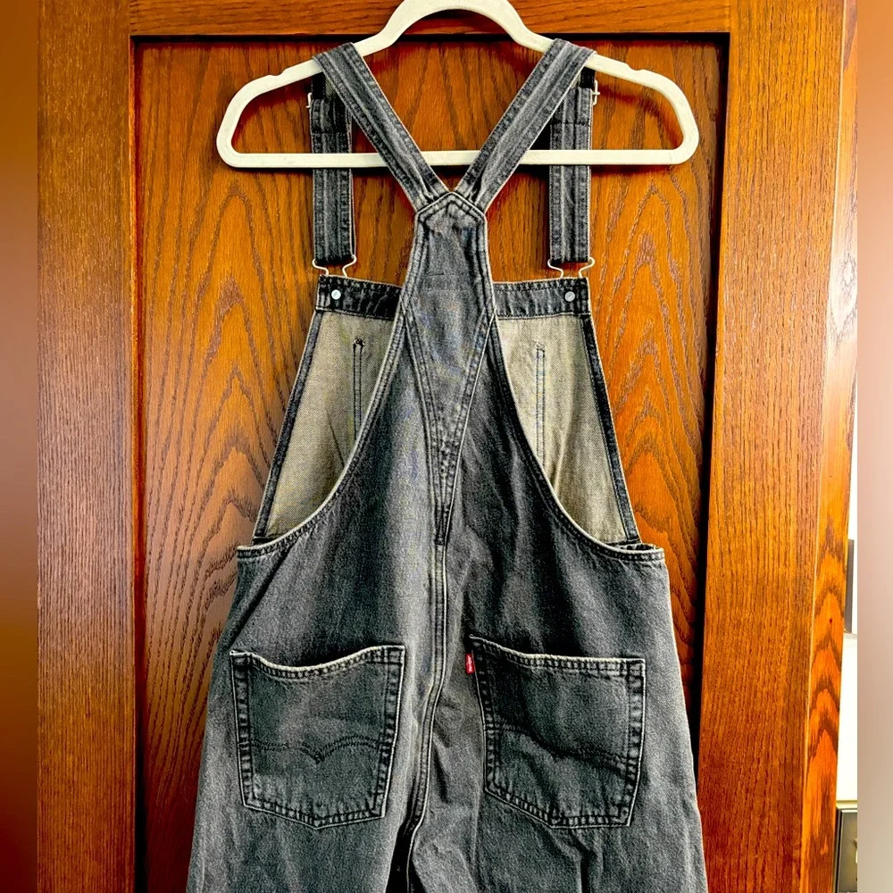 Levi’s Black Denim Overalls - Picture 5 of 7